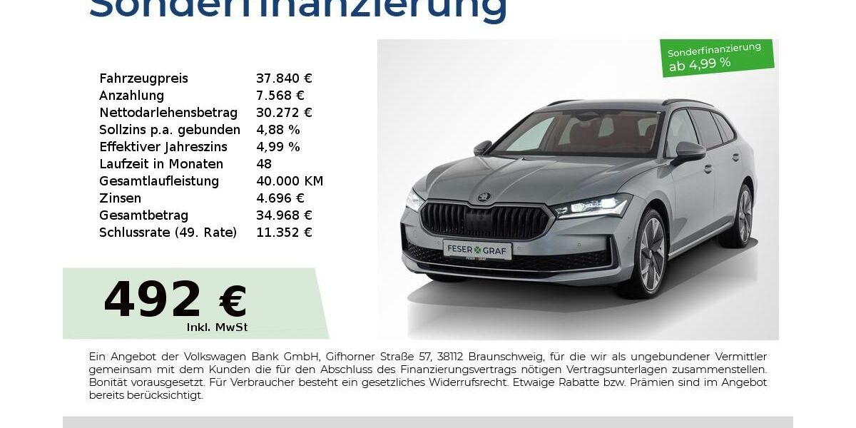 Skoda Superb 6.659 km 37.840 &euro; Nürnberg 90441