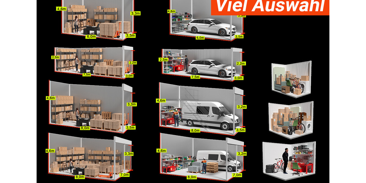 28-56 m² Lager & Garagen | Sicher, trocken, ohne Mindestmietdauer | Neu in Roth | Sofort verfügbar zimmer