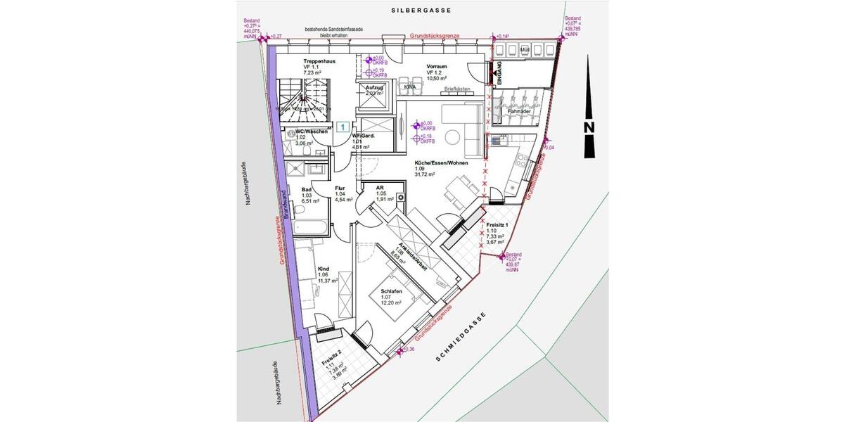 Etagenwohnung Altdorf b. Nürnberg Altdorf - 3 Zimmer, 92 m&sup2;, 496.000&euro; | Angebot:19317484