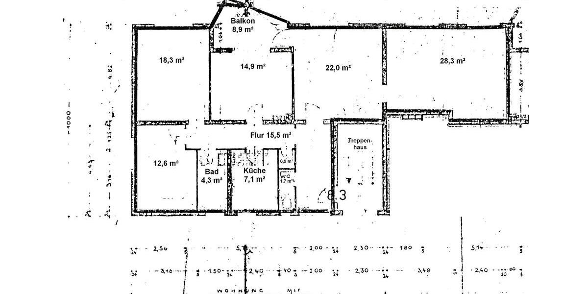 Etagenwohnung Nürnberg Altenfurt - 5 Zimmer, 130 m&sup2;, 398.000&euro; | Angebot:26544869