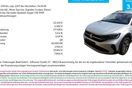 VW Taigo 6.550 km 22.410 &euro; Fürth 90762