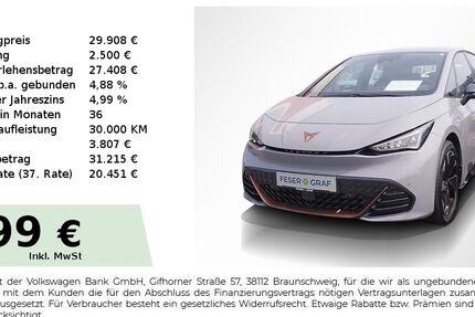 Cupra Born 17.450 km 29.450 € Lauf an der Pegnitz 91207