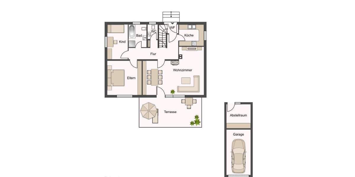 Einfamilienhaus Erlangen / Bruck Bruck - 5 Zimmer, 117 m&sup2;, 659.000&euro; | Angebot:25780190