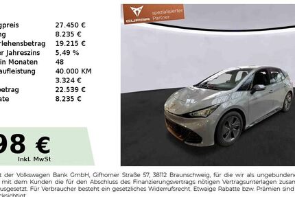 Cupra Born 24.250 km 27.220 &euro; Nürnberg 90441