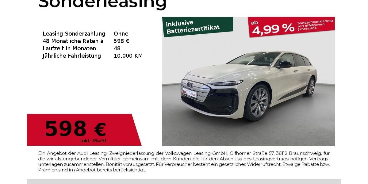 Audi A6 e-tron 14.257 km 65.980 &euro; Fürth 90763