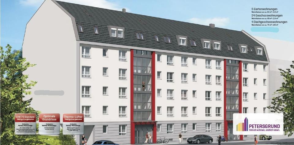 Etagenwohnung Nürnberg Gleißhammer - 3.5 Zimmer, 77 m&sup2;, 412.000&euro; | Angebot:27007970