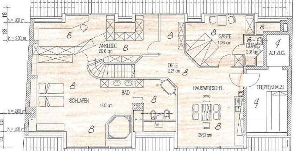 Etagenwohnung Nürnberg Gärten bei Wöhrd - 5 Zimmer, 170 m&sup2;, 699.000&euro; | Angebot:25917110