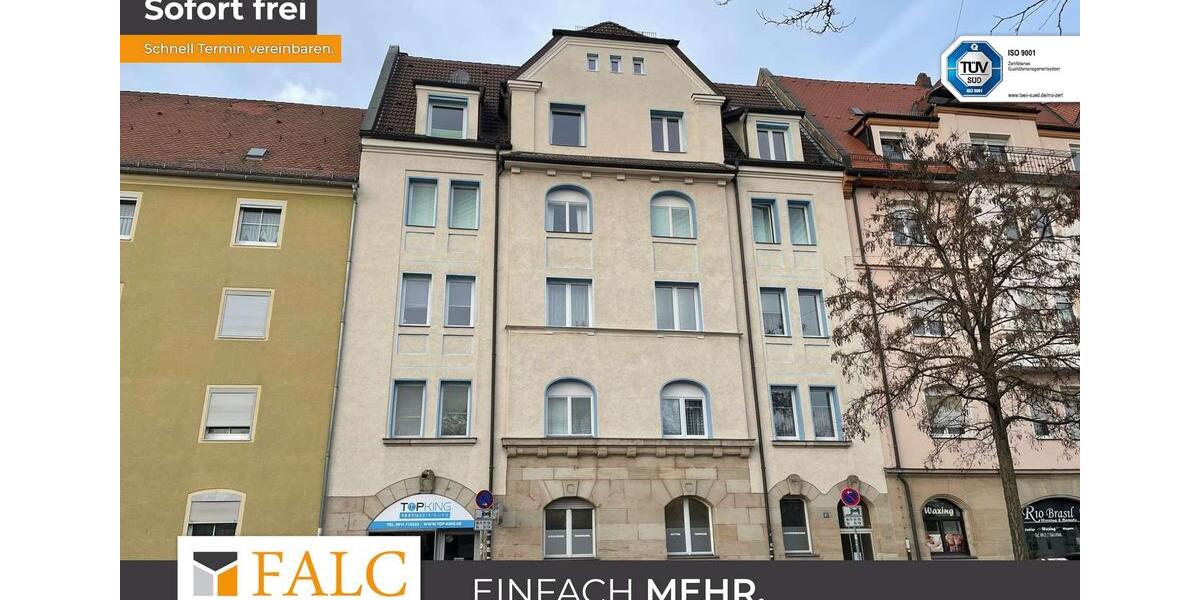 Etagenwohnung Fürth Südstadt - 3 Zimmer, 61 m&sup2;, 750&euro; | Angebot:26581685