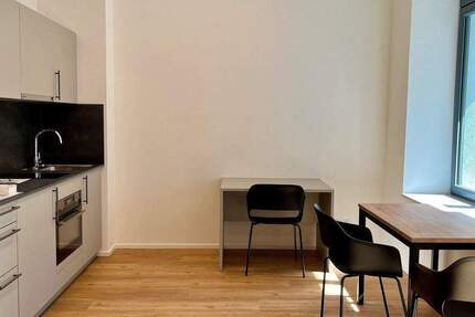 Loftige, möblierte 1-Zimmer-Wohnung mit großer Terrasse zum Erstbezug! 1 zimmer