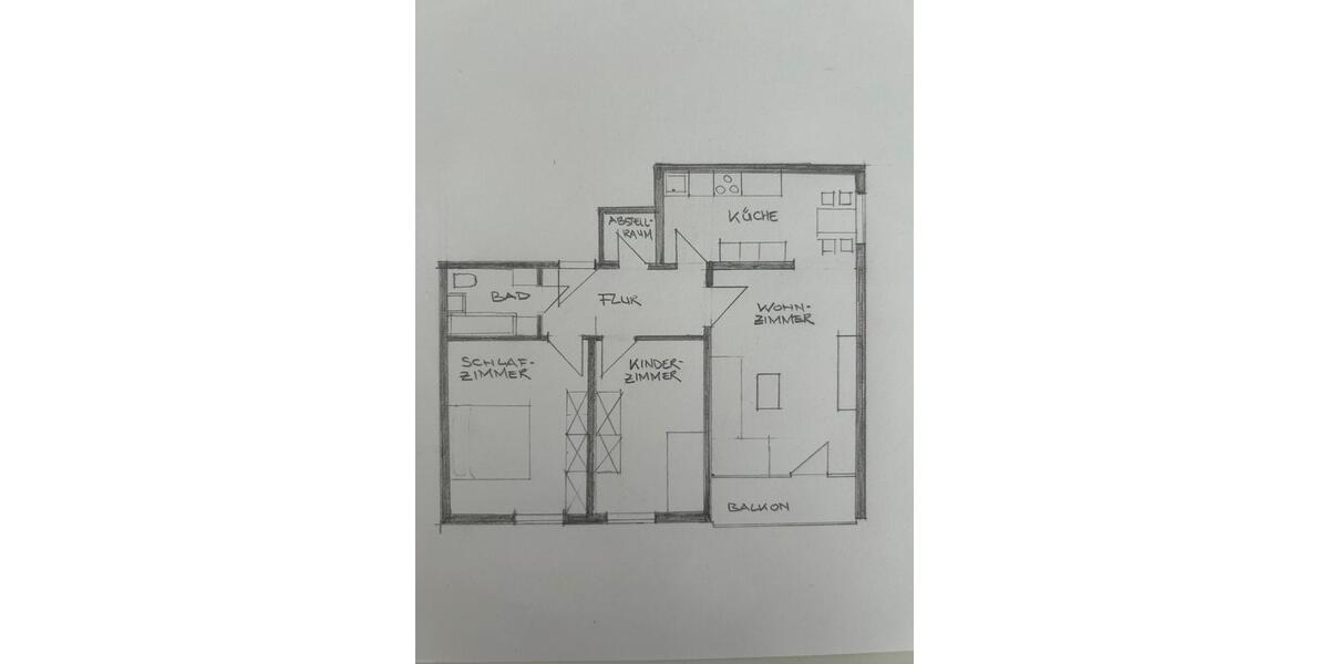 Etagenwohnung Nürnberg Langwasser - 3 Zimmer, 74 m&sup2;, 249.000&euro; | Angebot:26897683