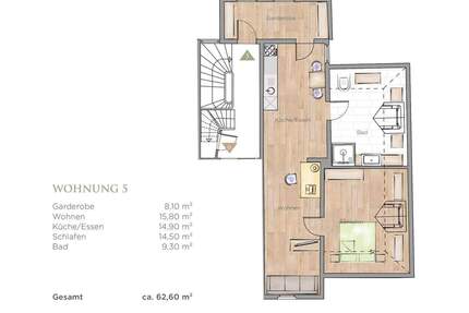 Wohnung Fürth Innenstadt - 2 Zimmer, 62 m&sup2;, 408.000&euro; | Angebot:25680548