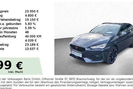 Cupra Leon 59.200 km 23.950 &euro; Schwabach 91126