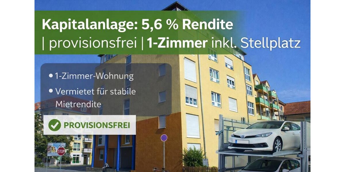 5,6% Rendite - provisionsfreies 1- Zimmer Apt. inkl. Duplexparker 1 zimmer