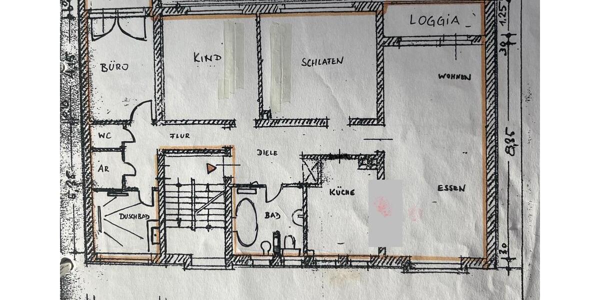 Etagenwohnung Fürth Südstadt - 4 Zimmer, 120 m&sup2;, 465.000&euro; | Angebot:26882971