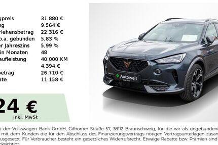 Cupra Formentor 23.550 km 31.330 &euro; Nürnberg 90431