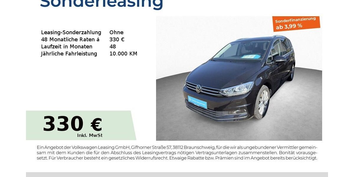 VW Touran 32.500 km 28.990 &euro; Roth 91154