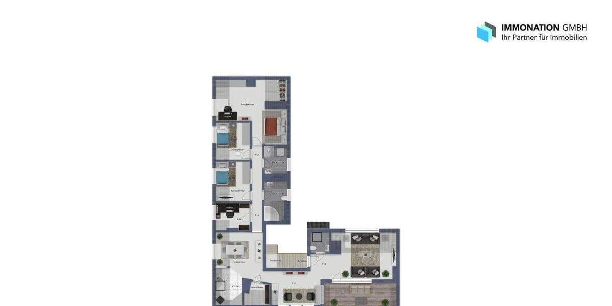 Etagenwohnung Nürnberg Steinbühl - 4 Zimmer, 146 m&sup2;, 459.000&euro; | Angebot:25684088