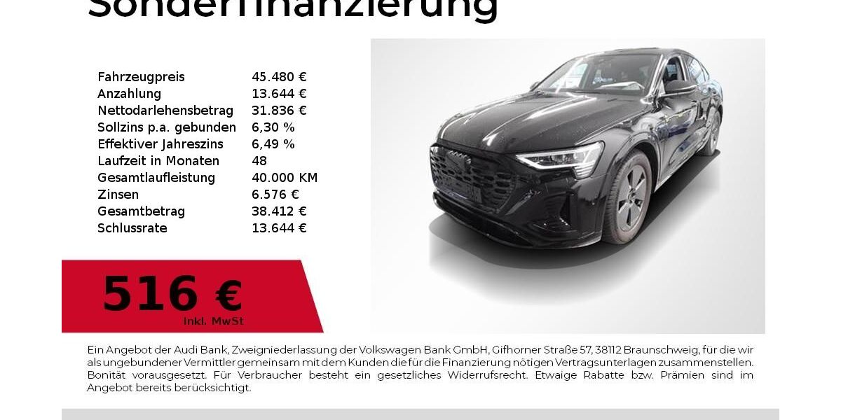 Audi Q8 e-tron 37.400 km 44.880 &euro; Nürnberg 90411