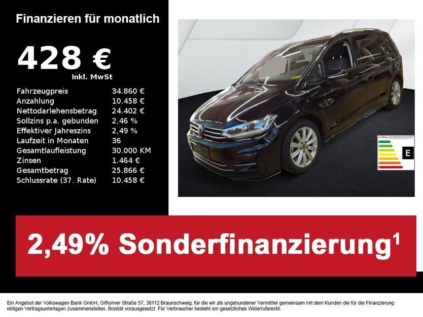 VW Touran 26.197 km 34.860 € Hilpoltstein 91161