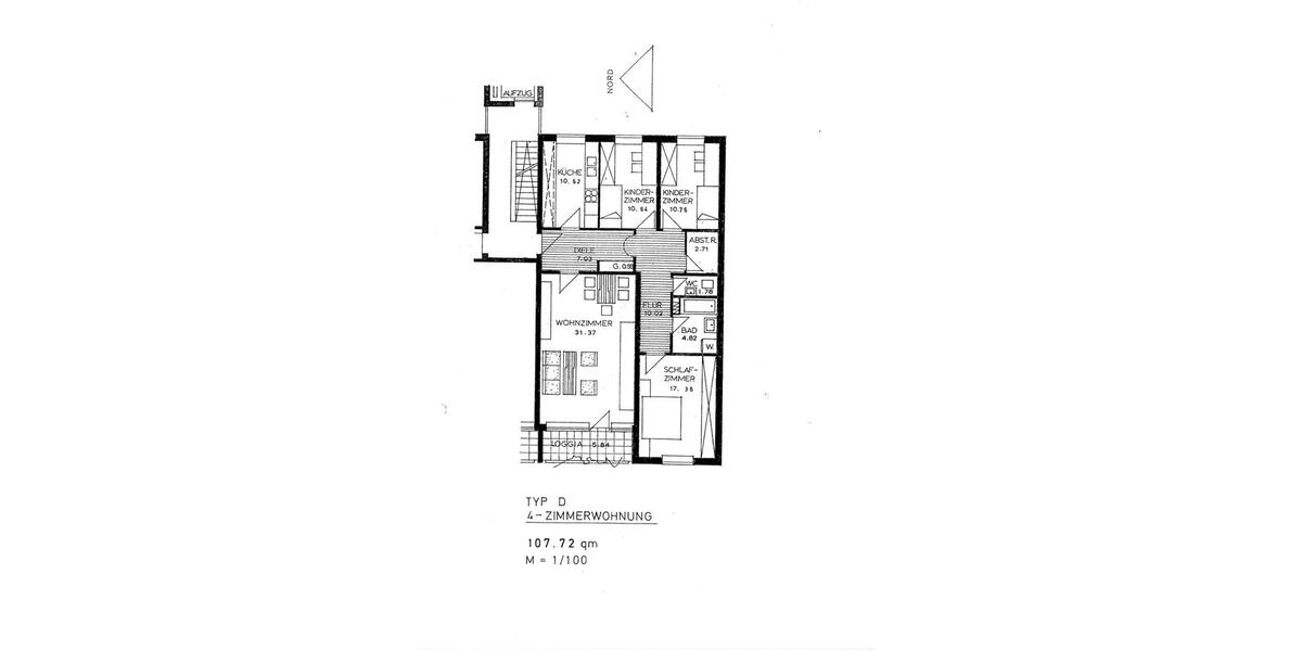 Etagenwohnung Nürnberg Erlenstegen - 4 Zimmer, 108 m&sup2;, 449.000&euro; | Angebot:26530465