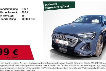 Audi Q8 e-tron 38.450 km 54.840 € Erlangen 91058