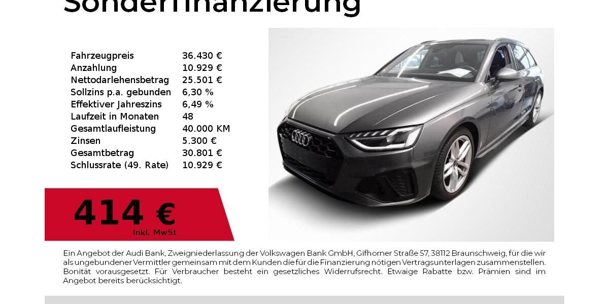 Audi A4 48.200 km 36.430 &euro; Nürnberg 90411