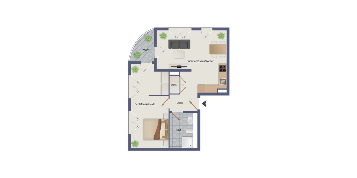 PENTHOUSE!!! ZENTRALE LAGE UND MODERNES STADTLEBEN KOMBINIERT!!! - Einfamilienhaus Nürnberg Gibitzenhof | Angebot:25806174