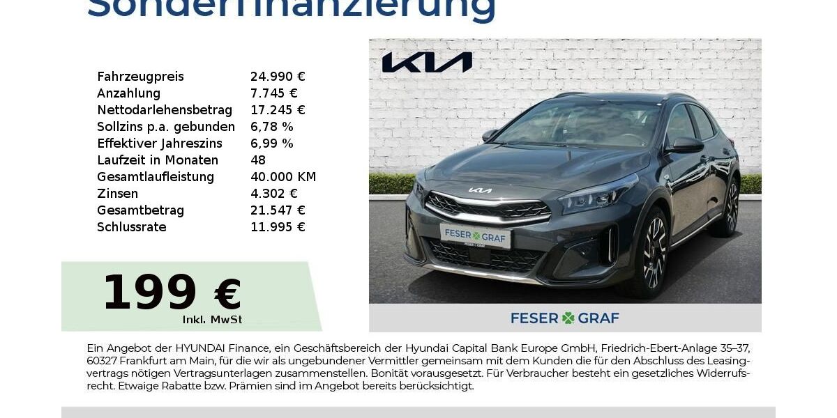 Kia XCeed 6.881 km 22.850 &euro; Roth 91154