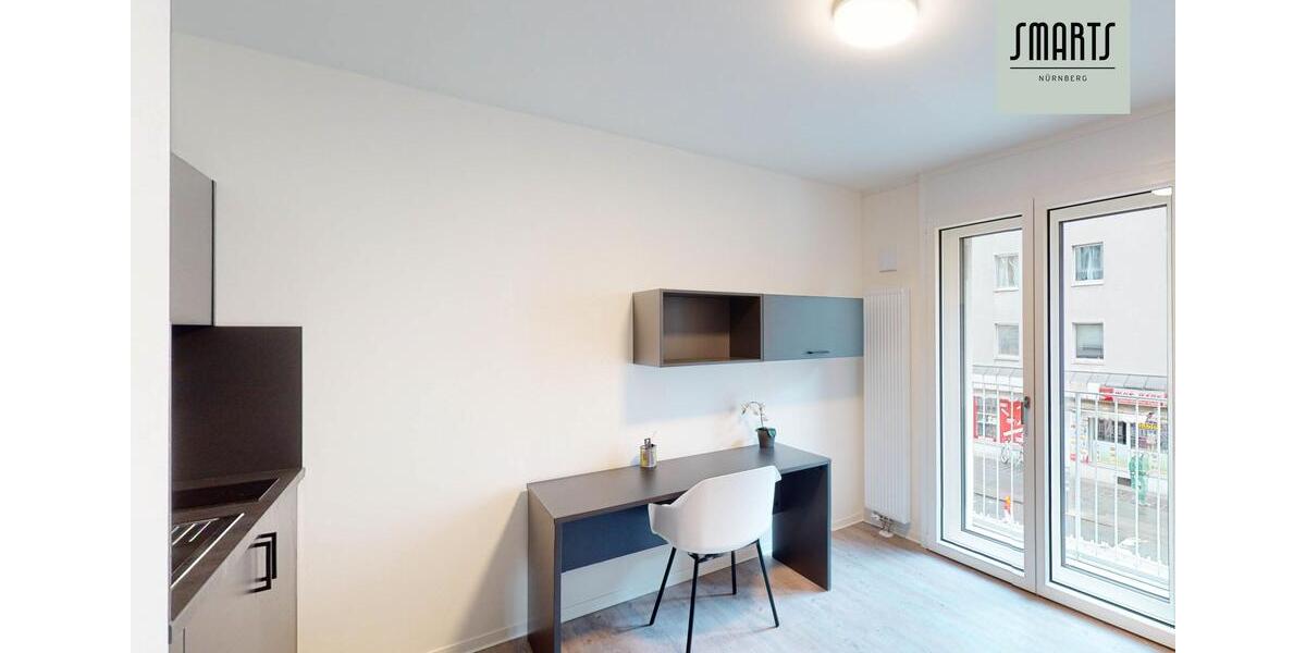 Etagenwohnung Nürnberg Gleißhammer - 1 Zimmer, 27 m&sup2;, 565&euro; | Angebot:26283928