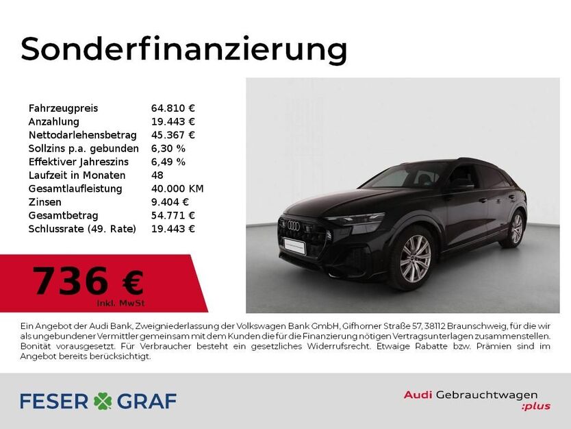 Audi Q8 24.975 km 64.810 € Nürnberg 90411