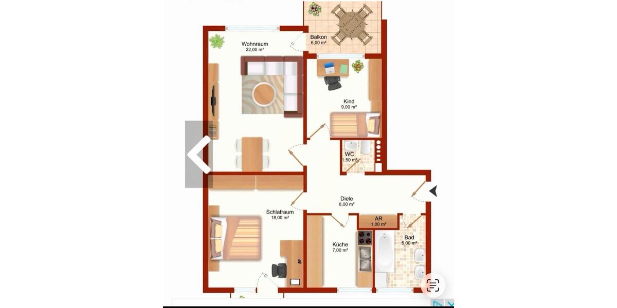 Etagenwohnung Hersbruck - 3 Zimmer, 76 m&sup2;, 250.000&euro; | Angebot:27188316