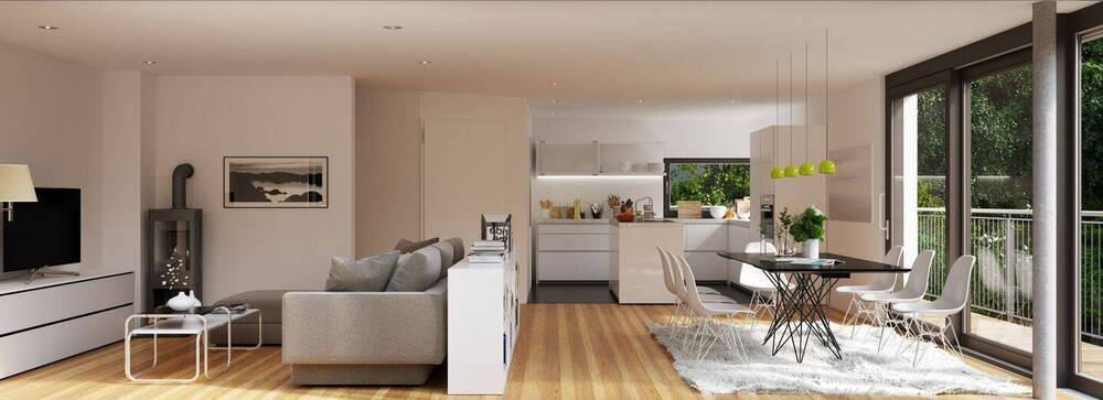 BEZUGSFERTIG! ALLES AUF EINER EBENE! Helle 4-Zimmer-Wohnung mit gr. Sonnenbalkon! Sie erhalten sogar noch den KfW-Zuschuss in Höhe von 26.250€!