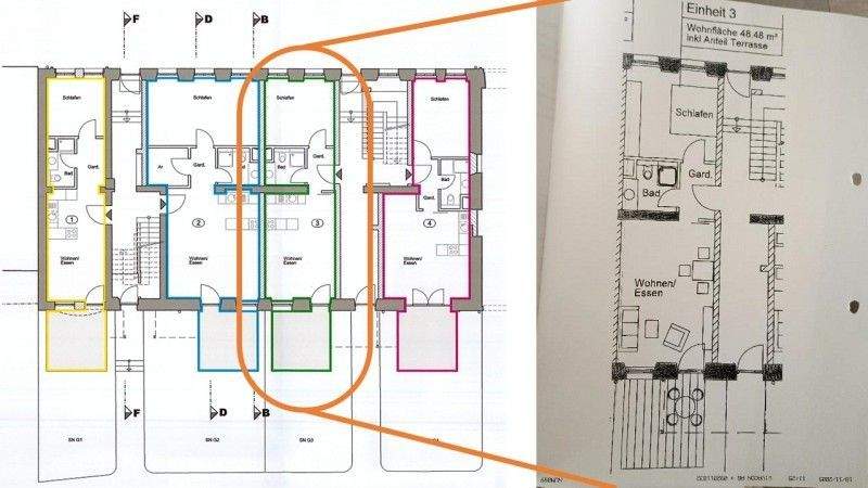 Schöne 2-Zimmerwohnung mit Terrasse - Sommerstraße Fürth - Vermietet - Erbbau 2 zimmer