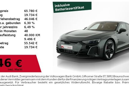 Audi RS e-tron GT 40.950 km 65.780 &euro; Nürnberg 90411