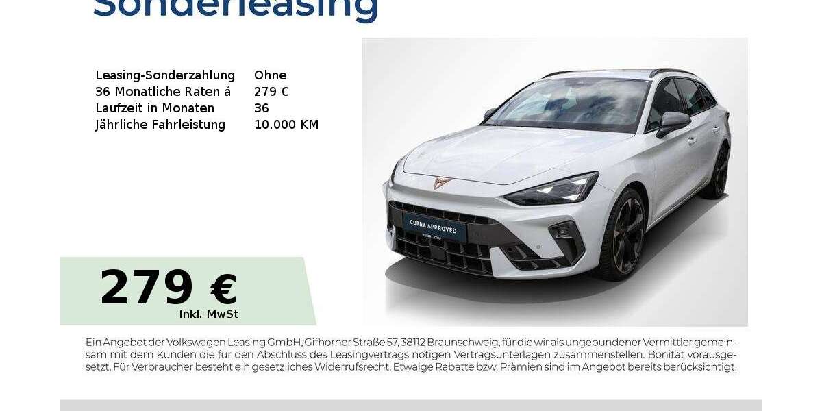Cupra Leon 20.350 km 30.880 &euro; Forchheim 91301