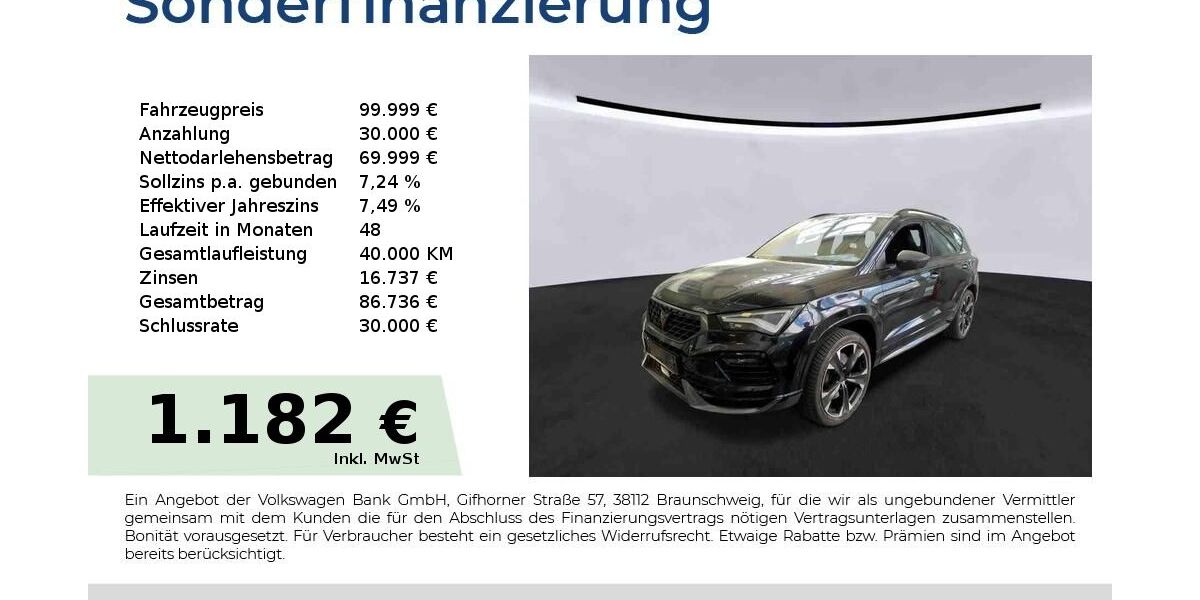 Cupra Ateca 32.450 km 99.999 &euro; Nürnberg 90441
