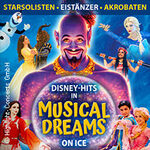 Disney-Hits in Musical Dreams on Ice mit Starsolisten, Eistänzern, Akrobaten