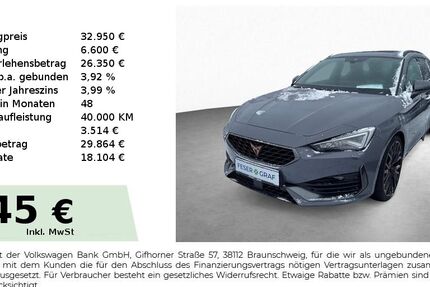 Cupra Leon 37.400 km 32.950 &euro; Schwabach 91126