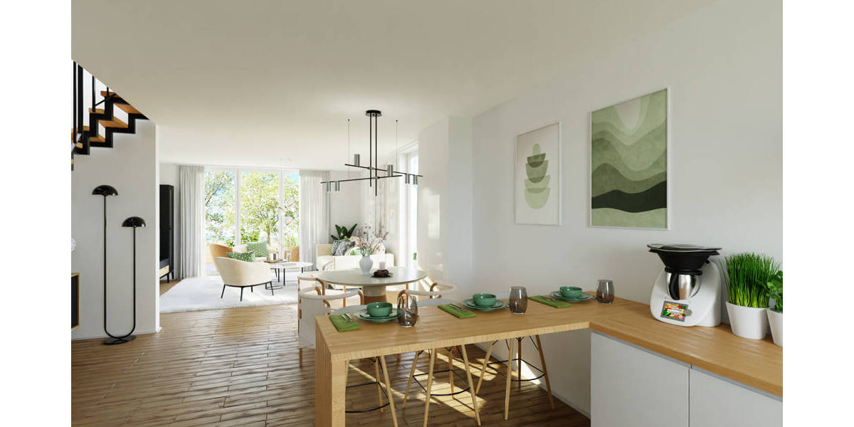 Modernes Reihenhaus mit 143m² Wohnfläche KfW-55 Standard 5 zimmer