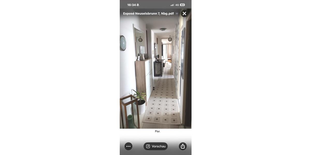 Etagenwohnung Nürnberg Langwasser - 3 Zimmer, 69 m&sup2;, 245.000&euro; | Angebot:26823804
