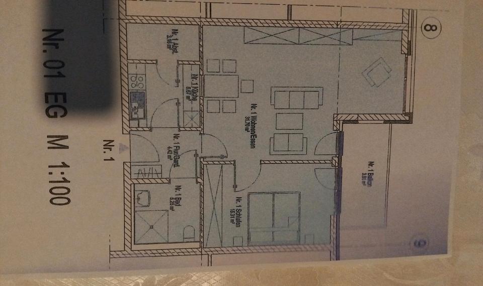 Etagenwohnung Nürnberg Katzwang - 2 Zimmer, 69 m&sup2;, 1.000&euro; | Angebot:27612573