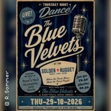 The Blue Velvets - Live in Nürnberg 29.10.2026 Golden Nugget Nürnberg