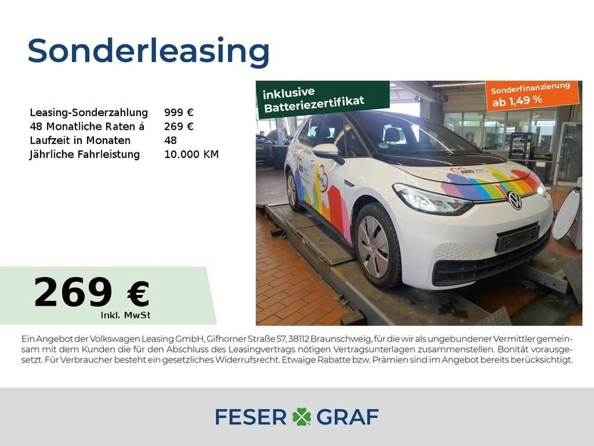 VW ID.3 44.000 km 19.770 € Roth 91154