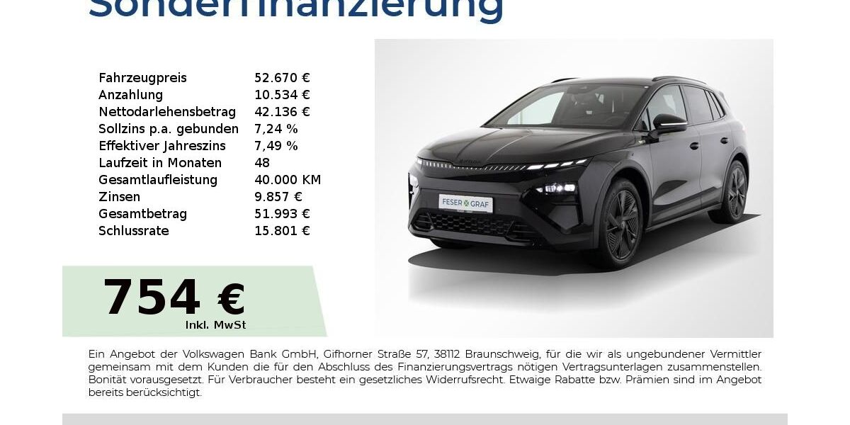 Skoda Elroq 9.900 km 52.670 &euro; Nürnberg 90441