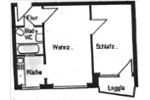 Etagenwohnung Nürnberg Rabus - 2 Zimmer, 42 m&sup2;, 145.001&euro; | Angebot:27244706