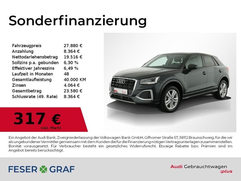 Audi Q2 23.500 km 27.880 € Nürnberg 90411