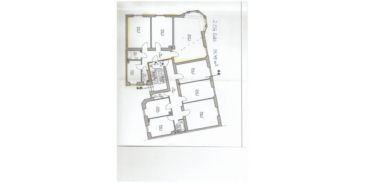 Etagenwohnung Nürnberg Rabus - 3 Zimmer, 91 m&sup2;, 850&euro; | Angebot:27622490
