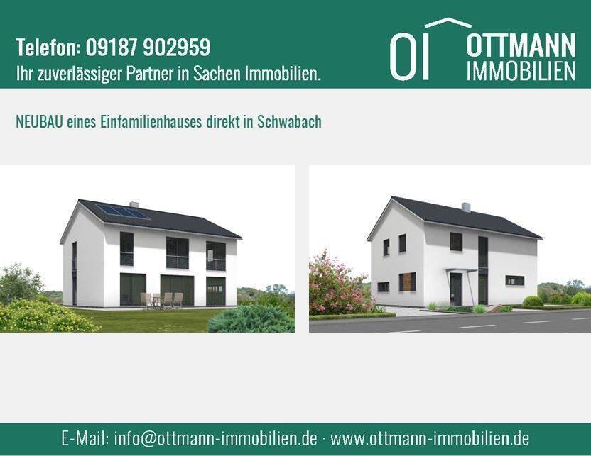 Neubau eines modernen und großzügigen Einfamilienhauses direkt in Schwabach