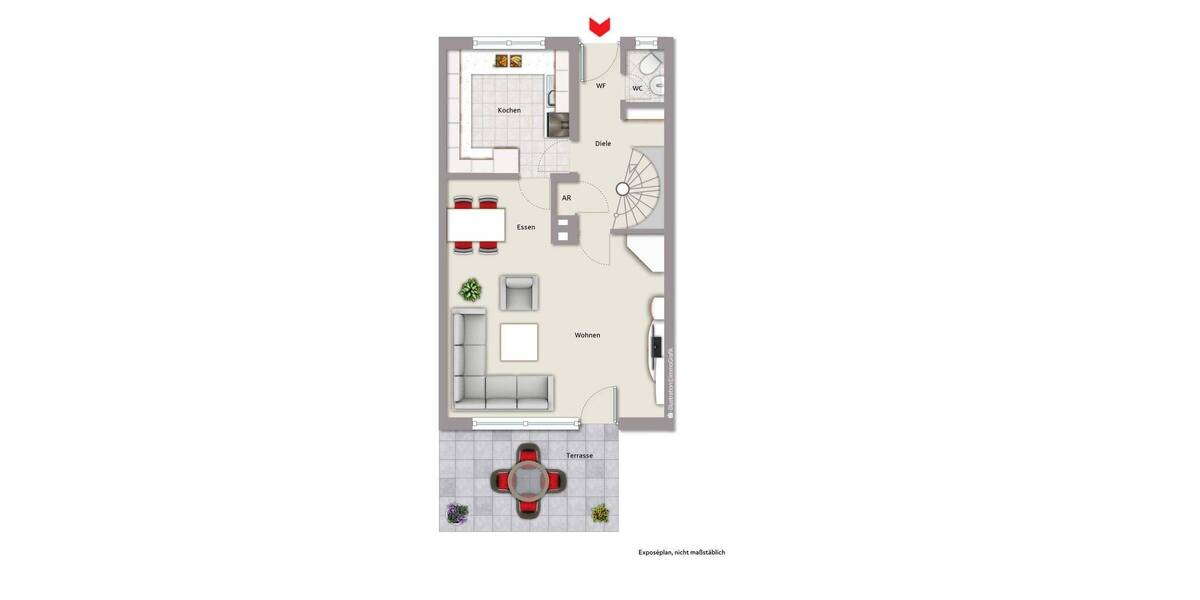 Reihenmittelhaus Oberasbach - 4 Zimmer, 102 m&sup2;, 319.000&euro; | Angebot:26684437