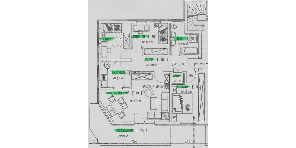 Eschenau:TOP Lage,Sofort frei! Tolle 4-Zi-Garten-Wohnung, zwei Stellplätze, Keller, Einbauküche uvm. - Terrassenwohnung Eckental Eschenau | Angebot:25364359